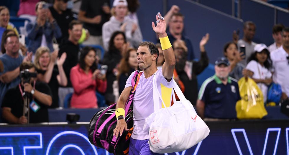 Rafael Nadal regresó a las canchas, pero fue eliminado del Masters 1000 de Cincinnati