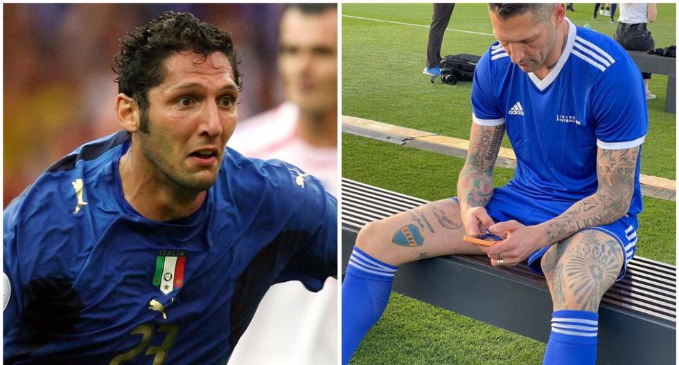 La devoción de Marco Materazzi por Boca Juniors: mostró tatuaje con el escudo del ‘Xeneize’