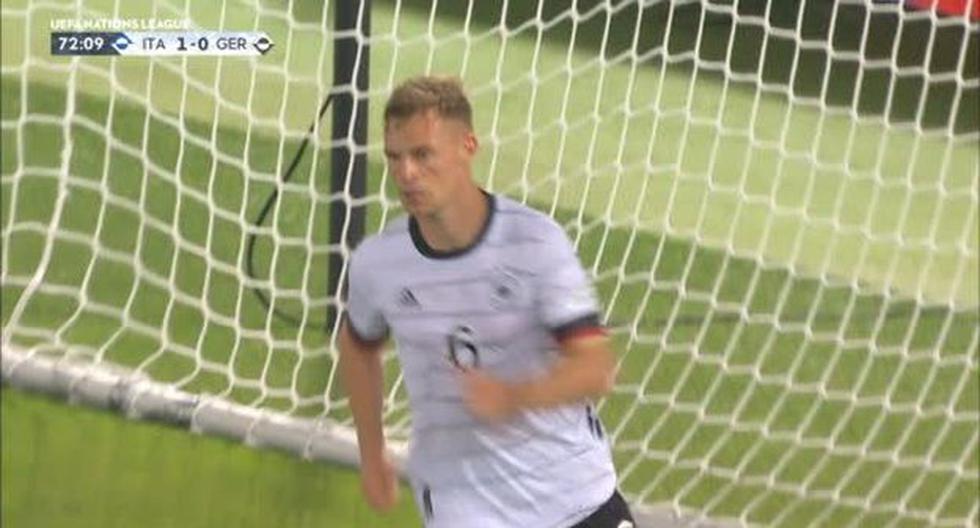 Con suspenso: Kimmich anotó el 1-1 de Alemania frente a Italia en la Liga de Naciones 