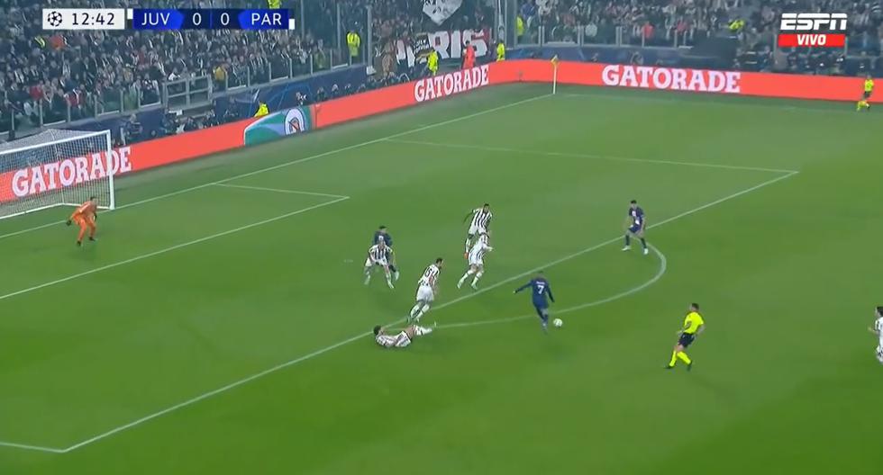 Golazo de Mbappé: superó a dos rivales y anotó el 1-0 de PSG vs. Juventus en Champions 