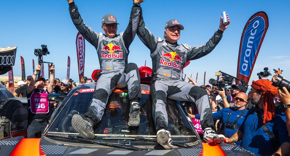 Carlos Sainz y Lucas Cruz son ganadores del Dakar 2024