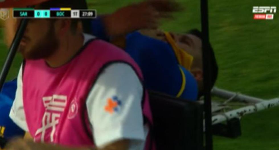 Failed penalty and new injury: Marcos Rojo left crying from Boca vs. Sarmiento.