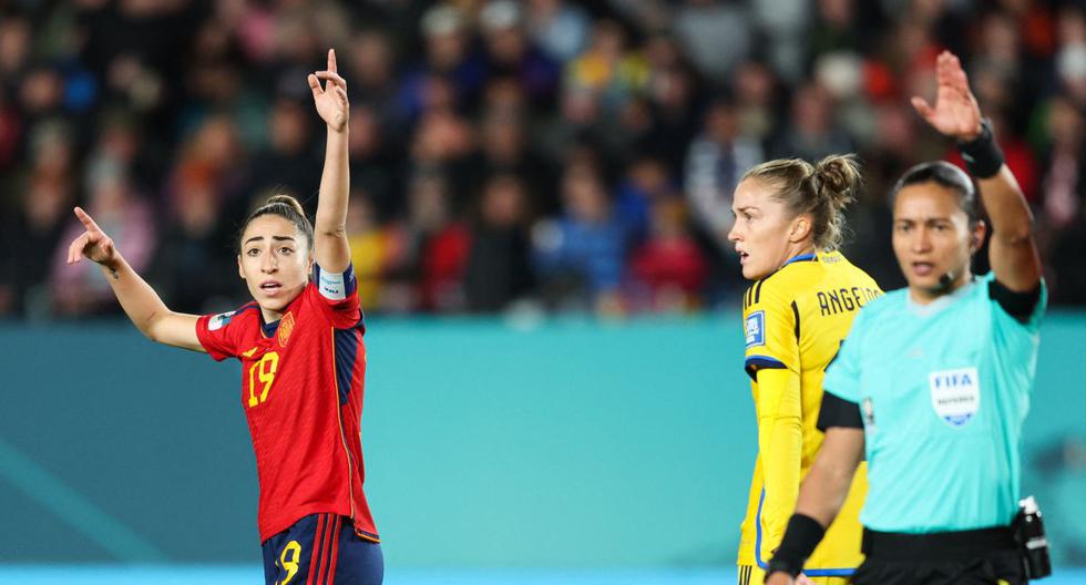 Goal by Olga and qualification of Spain vs. Sweden in the Women's World Cup.