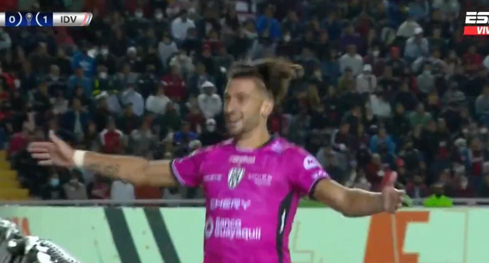 Completó su doblete: Lautaro Díaz marcó el segundo gol de Independiente del Valle vs. Melgar 
