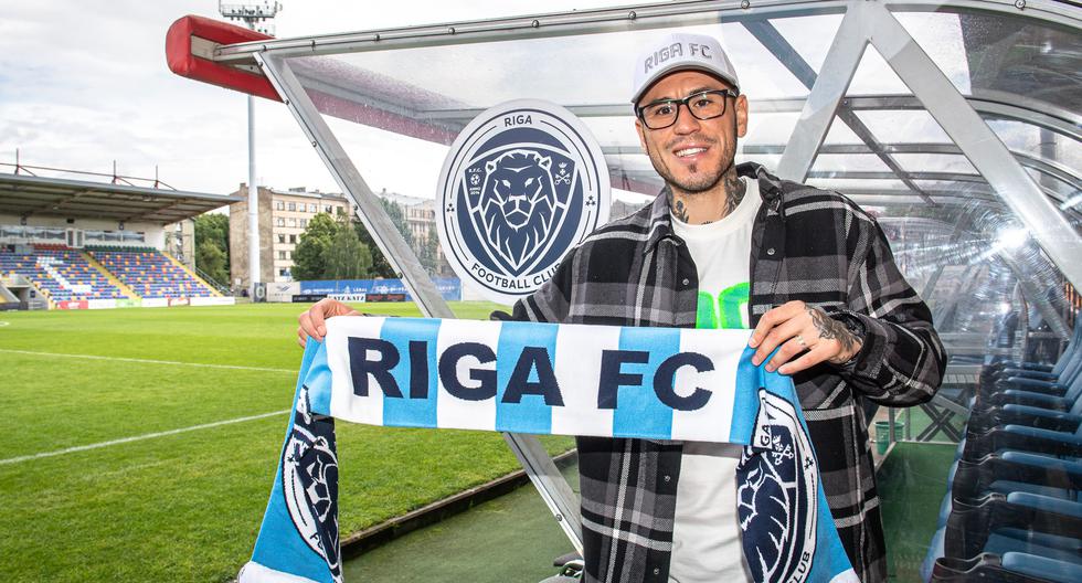 Gustavo Dulanto inicia un nuevo camino: fue presentado como refuerzo del Riga FC de Letonia