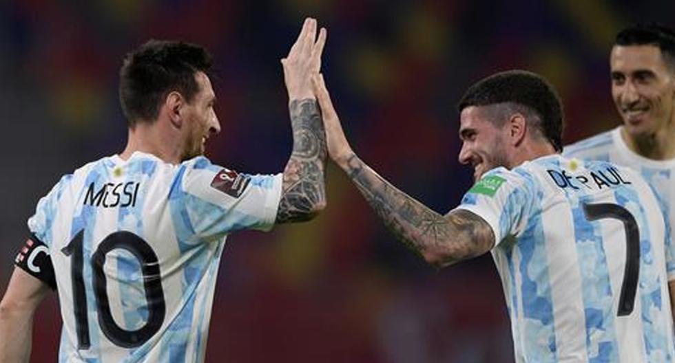 De Paul llenó de halagos a Messi: “Pegamos ‘buena onda’ desde el primer momento”