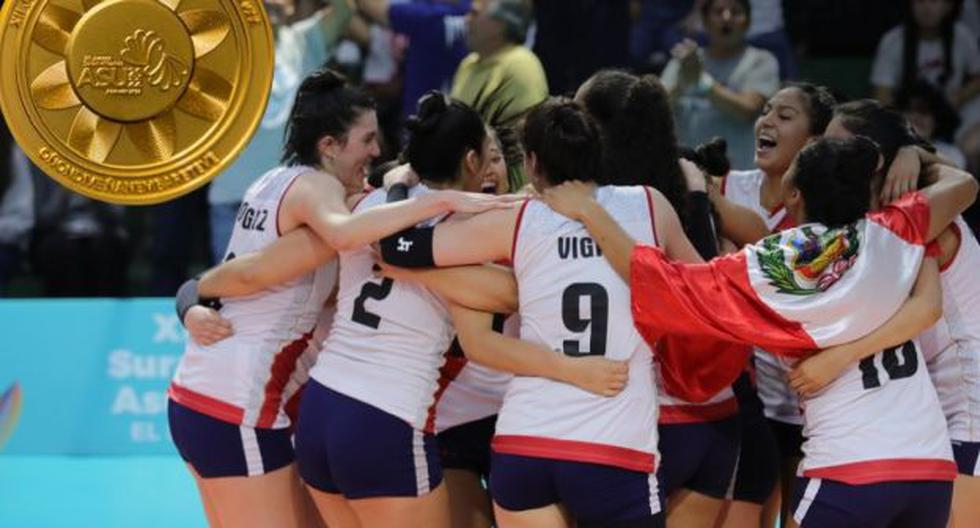 Son las campeonas: Perú logró oro en voleibol femenino en Suramericanos