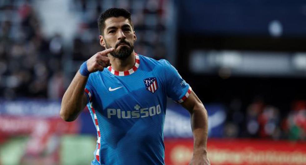 El presidente de Atlético de Madrid elogió ante Luis Suárez: “Es un magnífico jugador”
