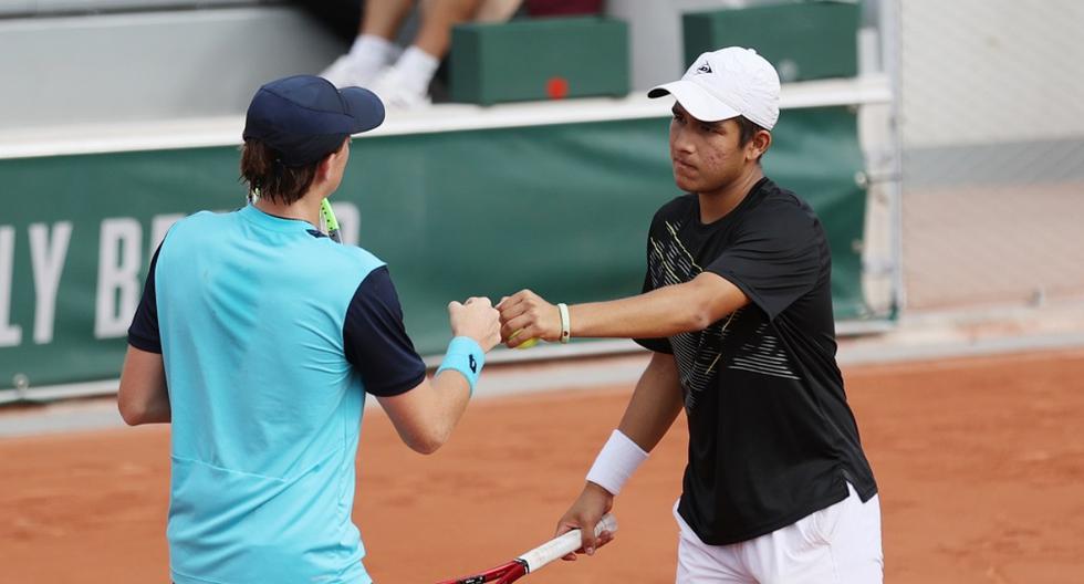Gonzalo Bueno e Ignacio Buse cayeron en la final de dobles masculino, Roland Garros Junior