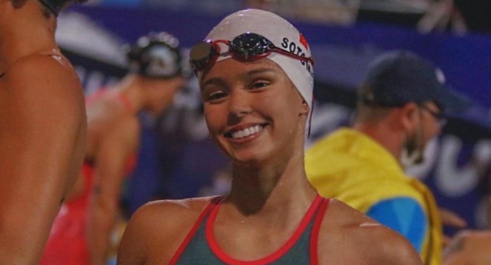 Alexia Sotomayor ganó medalla de bronce en natación en los Juegos Suramericanos