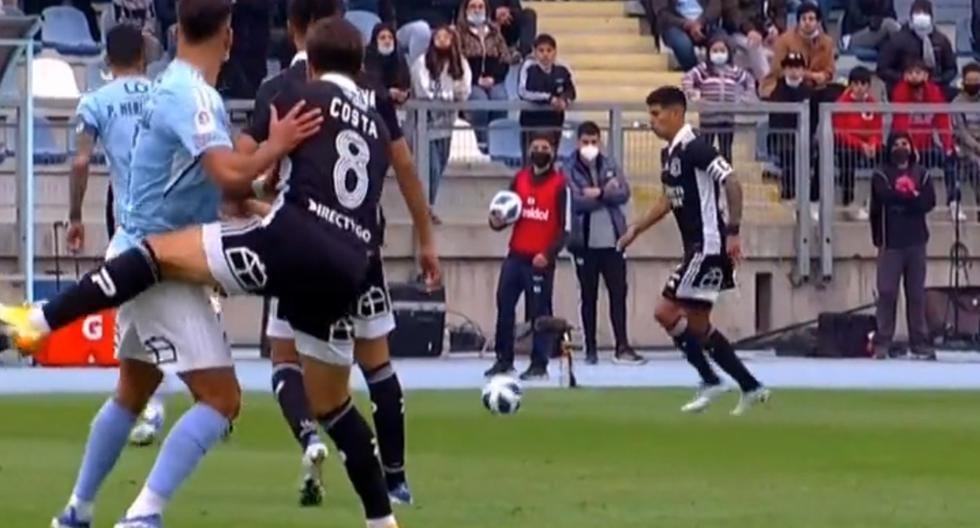 Gabriel Costa es expulsado en el O’Higgins vs. Colo Colo por agresión