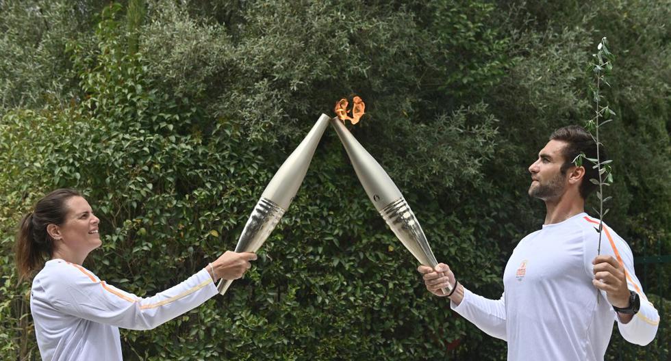 Rumbo a París: llama olímpica fue encendida en Grecia y empezó el relevo
