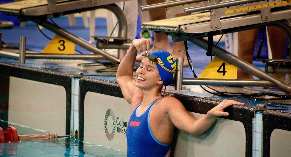Alexia Sotomayor ganó medalla de oro en 100 metros espalda de natación