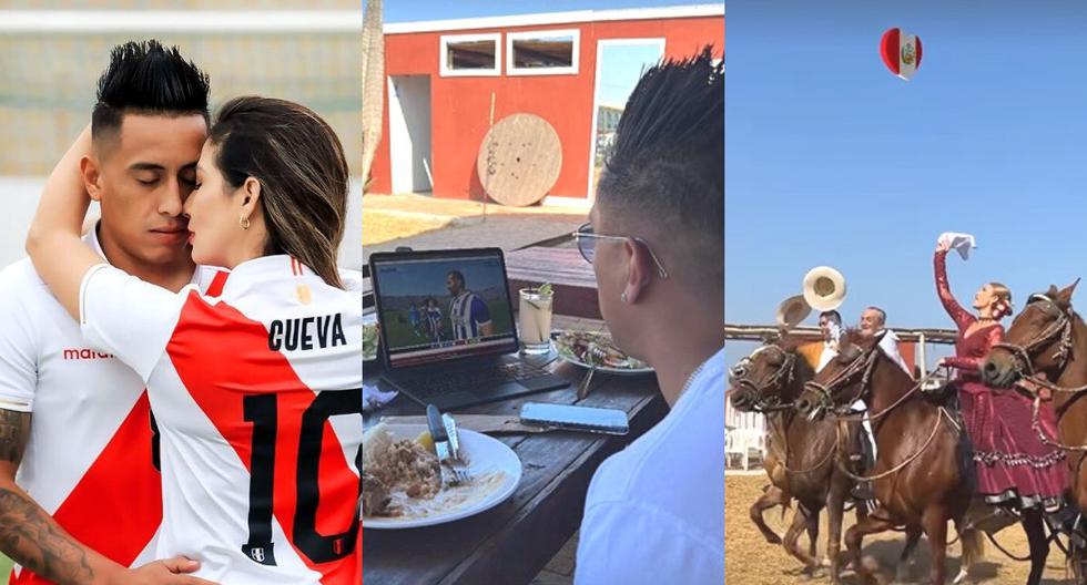 Christian Cueva: wife discovers him tuning in to Alianza vs. ADT instead of appreciating the paso horse show.