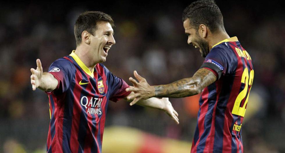 Messi se acerca a Alves como el jugador con más títulos de la historia y el brasileño realizó emotiva publicación