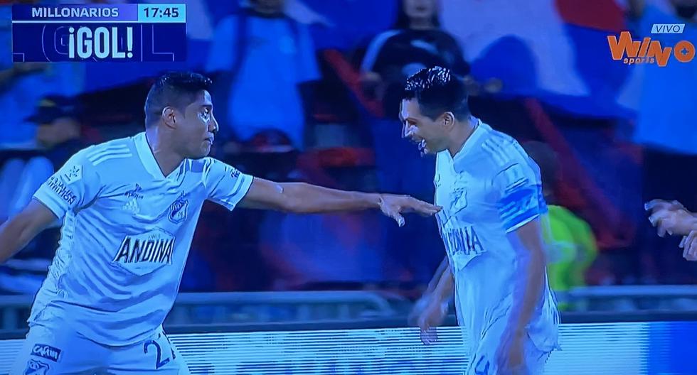 Gol de Millonarios: Luis Carlos Ruiz anotó el 1-0 ante Medellín en Copa Colombia 