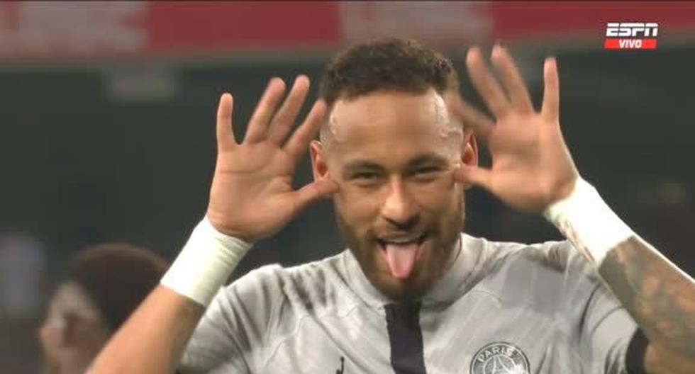 Mbappé dejó pasar la pelota: gol de Neymar en el PSG vs. Lille 