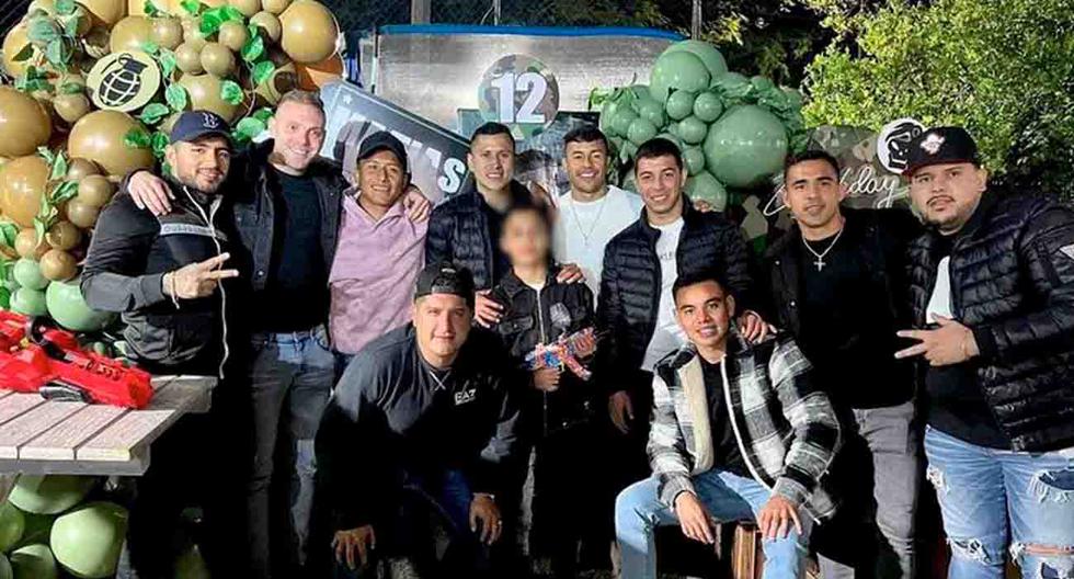 Futbolista de Cruz Azul celebró cumpleaños de su hijo con temática de narcotráfico
