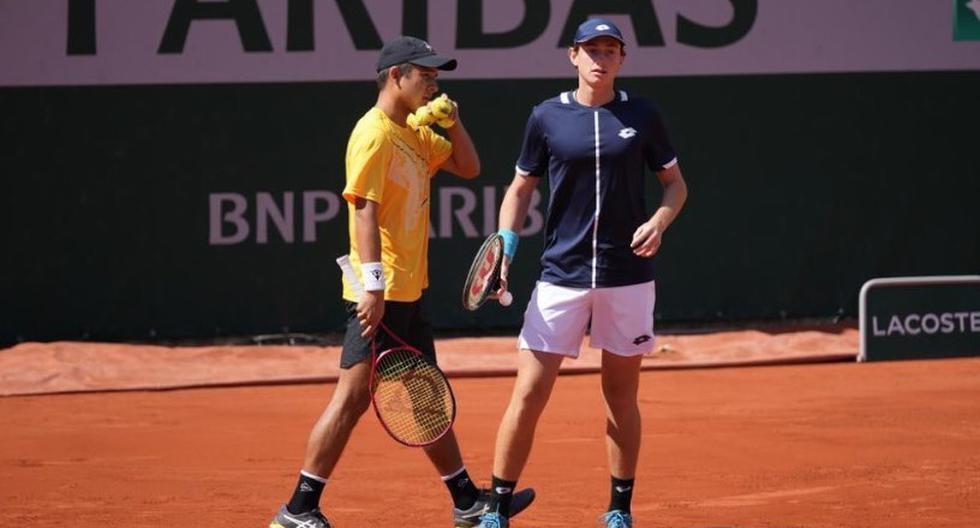 Los peruanos Buse y Bueno avanzaron a octavos en dobles del Roland Garros Junior