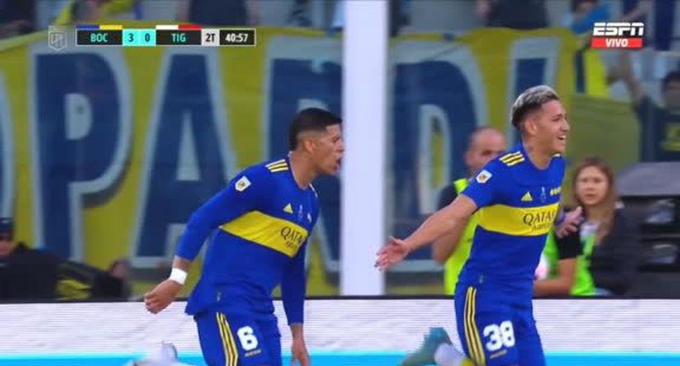 Boca Juniors golea: Luis Vázquez anotó el 3-0 sobre Tigre en la final de la Liga Profesional 