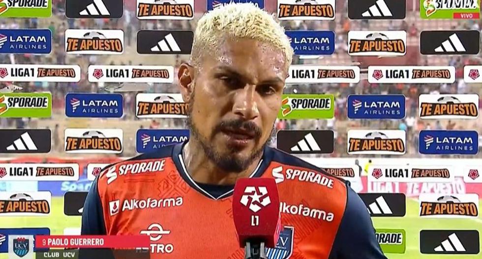 La indignación de Paolo Guerrero por el arbitraje en Vallejo vs. Cusco FC 