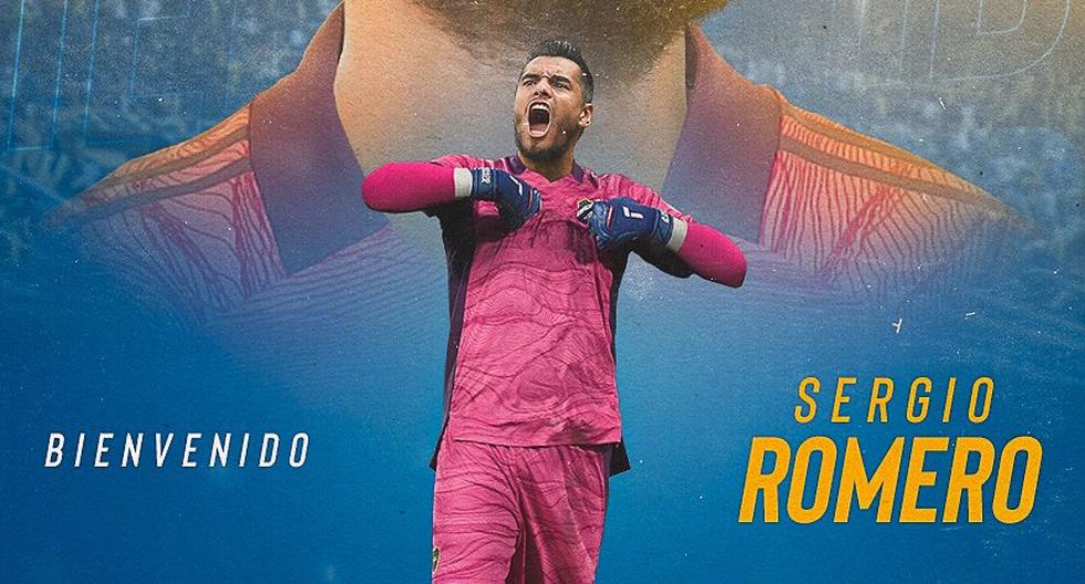 “¡Bienvenido!”: Sergio Romero fue oficializado como nuevo jugador de Boca Juniors