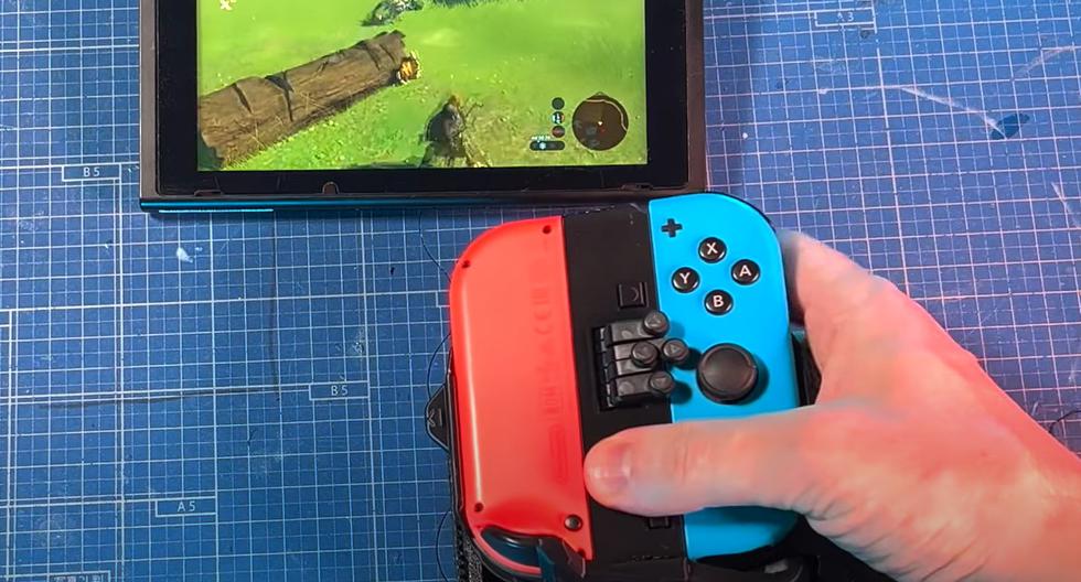 YouTuber diseñó un mando de Nintendo Switch para jugar con una mano 