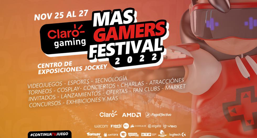 MasGamers Festival 2022: el esperado evento de videojuegos se realizará del 25 al 27 de noviembre