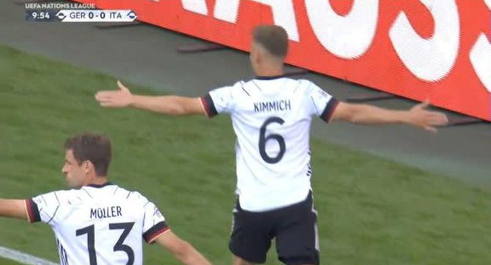 Control y gol: la definición de Kimmich para el 1-0 del Alemania vs. Italia 