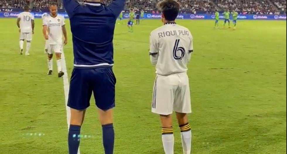 Estreno en la MLS: Riqui Puig ingresó en el segundo tiempo de LA Galaxy vs. Seattle Sounders 