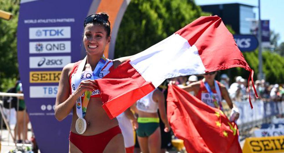 Kimberly García: “Esta medalla la he soñado desde pequeña, se la dedico a todo el Perú”