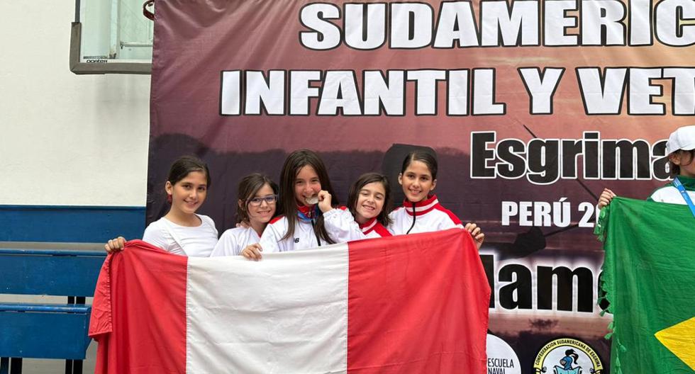 Perú lideró el Campeonato Sudamericano Infantil y Veterano de Esgrima