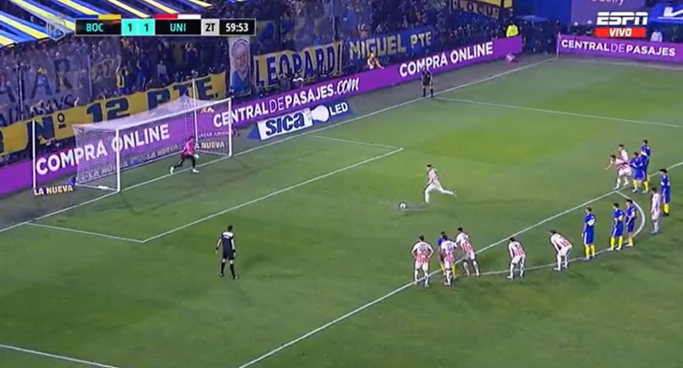 Gol de Unión de Santa Fe: Troyansky anotó el sorpresivo 2-1 sobre Boca Juniors 