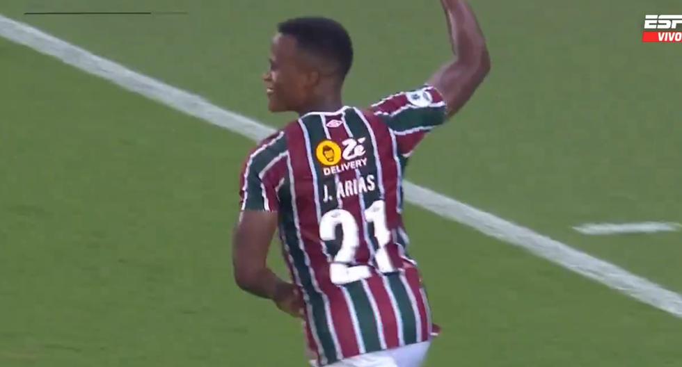 Gol de Fluminense: Jhon Arias anota el 1-0 sobre Liga de Quito por Recopa Sudamericana 