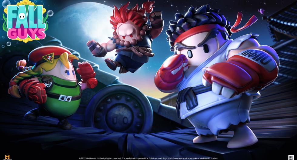 Street Fighter llegó a Fall Guys: cómo conseguir los skins de Ryu, Cammy y Akuma para siempre