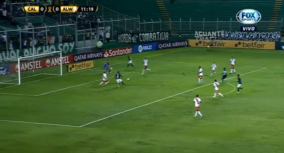Gol de Deportivo Cali: Jhon Vásquez anotó el 1-0 sobre Always Ready 