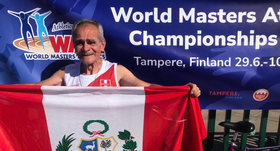 Jaime León, expresidente de la ‘U’, es subcampeón en el Mundial Másters de atletismo