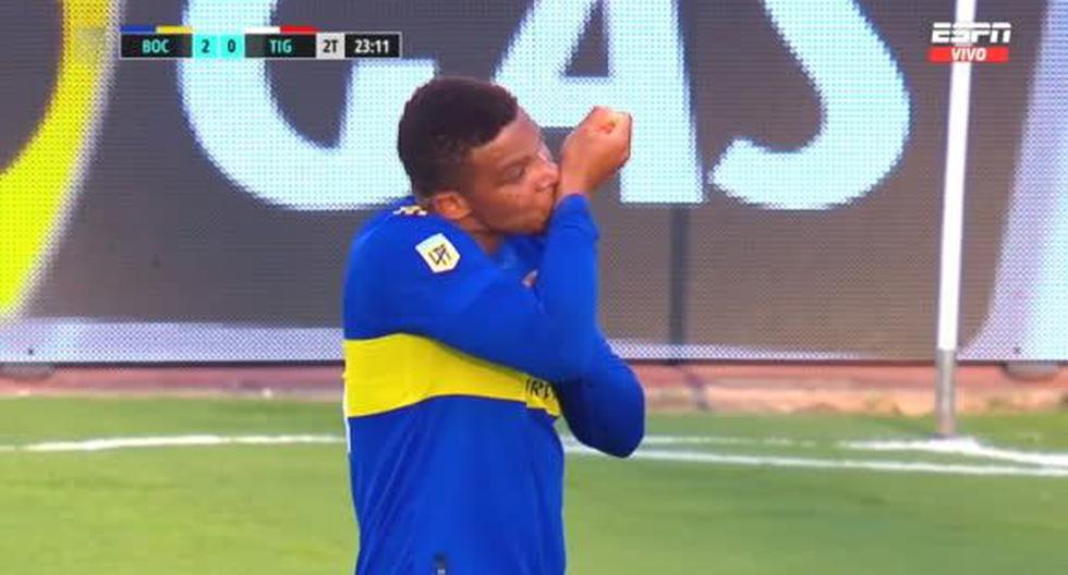 Gol de Boca Juniors: Fabra se lució con remate de larga distancia en el 2-0 sobre Tigre 