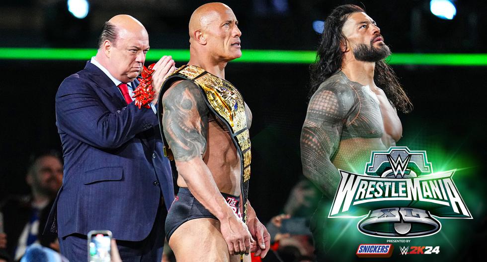 WWE WrestleMania 40: La Roca y Roman Reigns vencieron a Cody Rhodes y Seth Rollins 