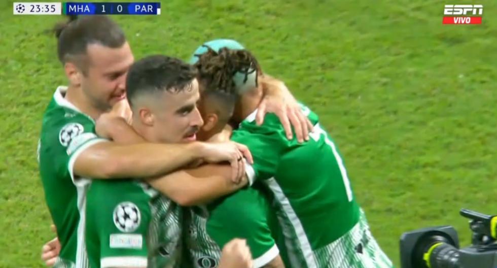 Tjaroon Chery sorprendió al marcar el 1-0 de Maccabi Haifa vs. PSG por Champions League 