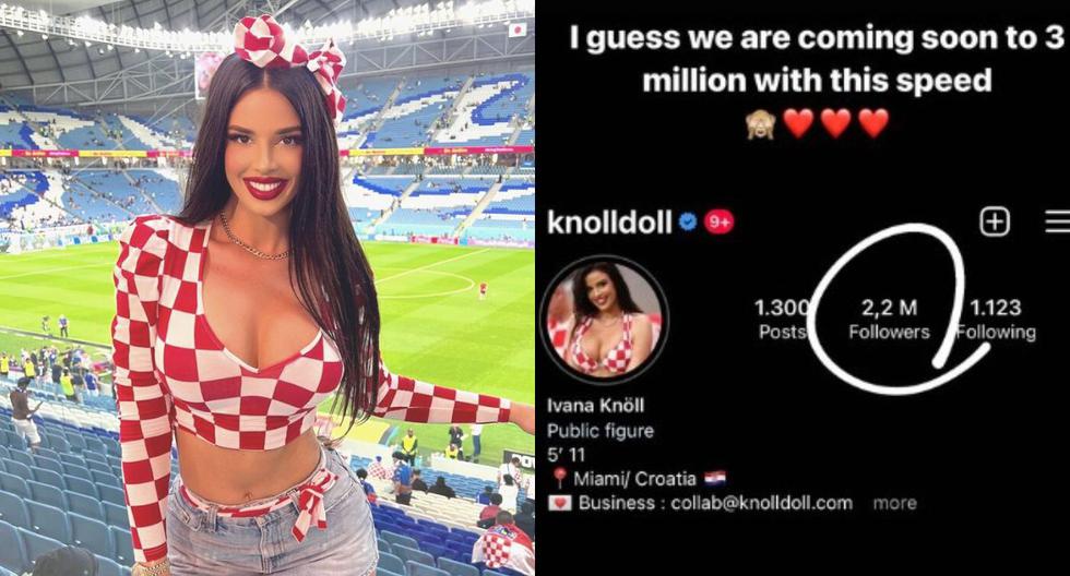 Novia del Mundial festeja haber superado rápidamente los 2 millones de seguidores en Instagram 