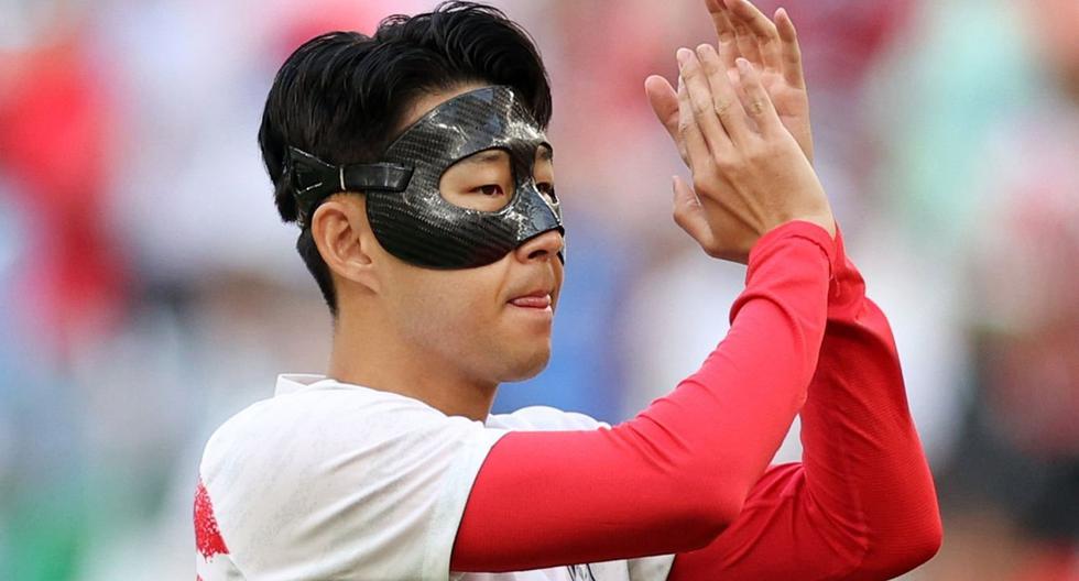 Son Heung-Min, tras sufrir una fractura, usará una máscara de protección ante Uruguay