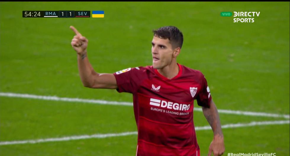 Lamela marcó el gol del empate del Sevilla vs. Real Madrid en el Santiago Bernabéu 
