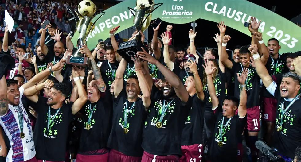 Deportivo Saprissa bicampeón del Clausura 2023 tras vencer 3-1 a la Liga Alajuelense