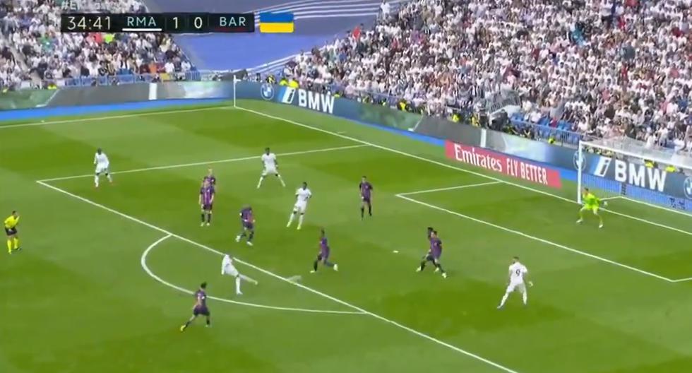 Golazo de Valverde: potente disparo para el 2-0 de Real Madrid vs. Barcelona 