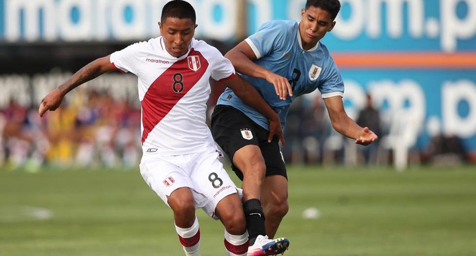 Selección peruana perdió 1-0 ante Uruguay en amistoso sub-20