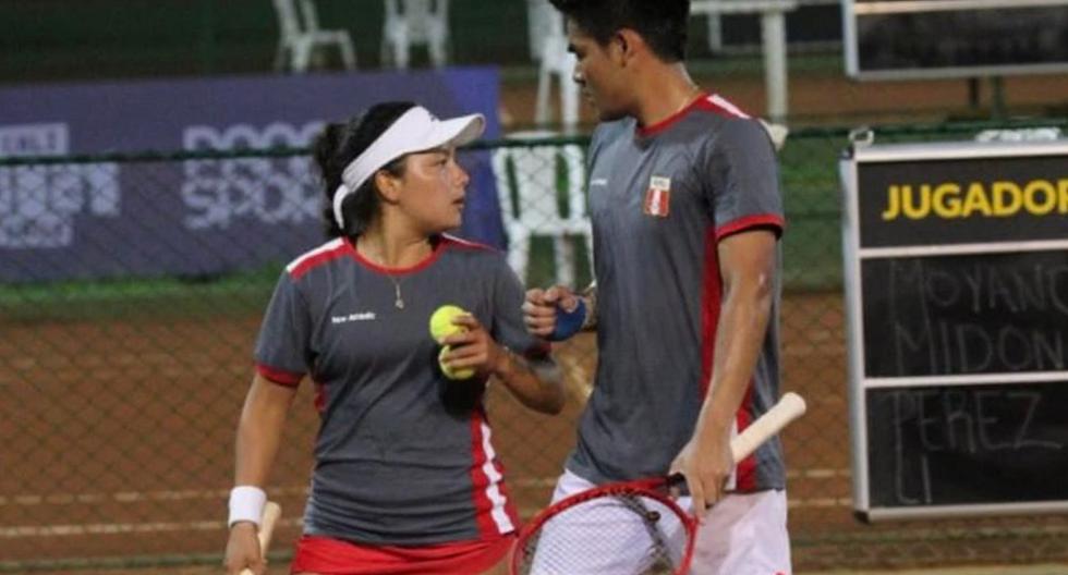 Lucciana Pérez y Christopher Li ganaron medalla de plata en dobles mixtos de tenis en Panamericanos Junior