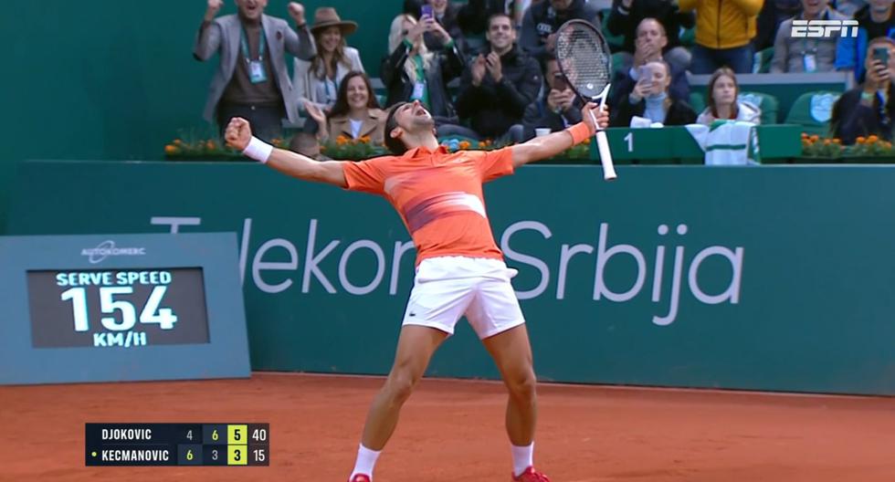 La alegría de Djokovic por remontar y avanzar a semifinales del ATP de Belgrado 