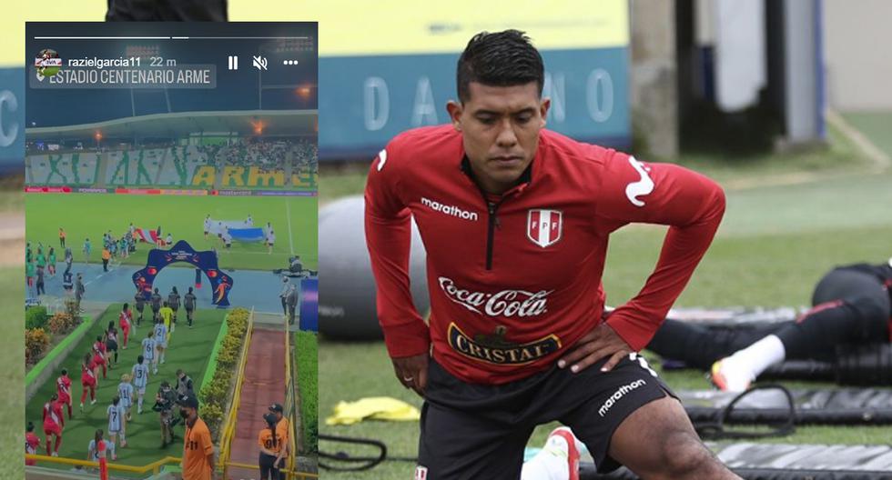 Como un hincha más: Raziel García está presente en el Perú vs. Argentina por la Copa América Femenina