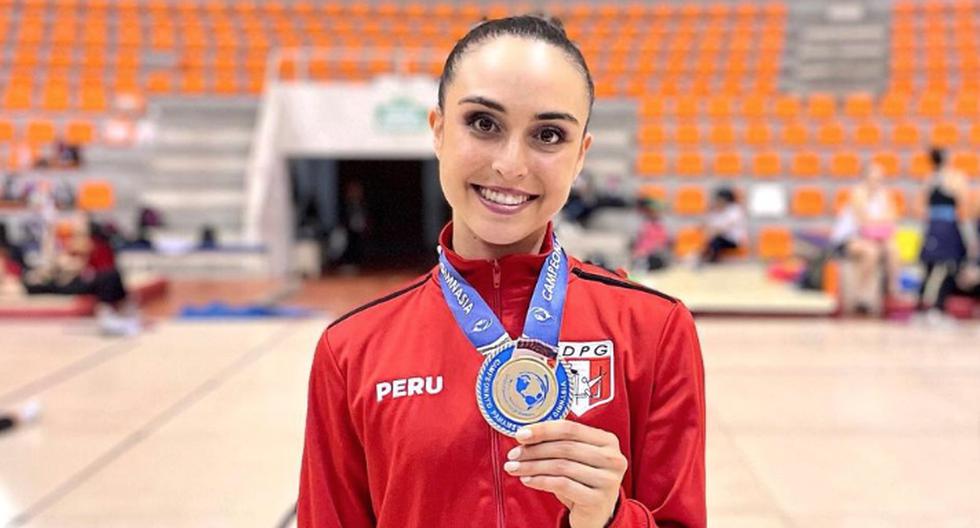 Orgullo peruano: Thais Fernández ganó la medalla de oro en el Panamericano de Gimnasia Aeróbica